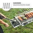 thumbnail image 4 of 4-Piece BBQ Tongs Set for Camping, Outdoor Cooking and Grilling, Iron Barbecue Tools for Campfire and Backyard Barbecue, 4 of 6