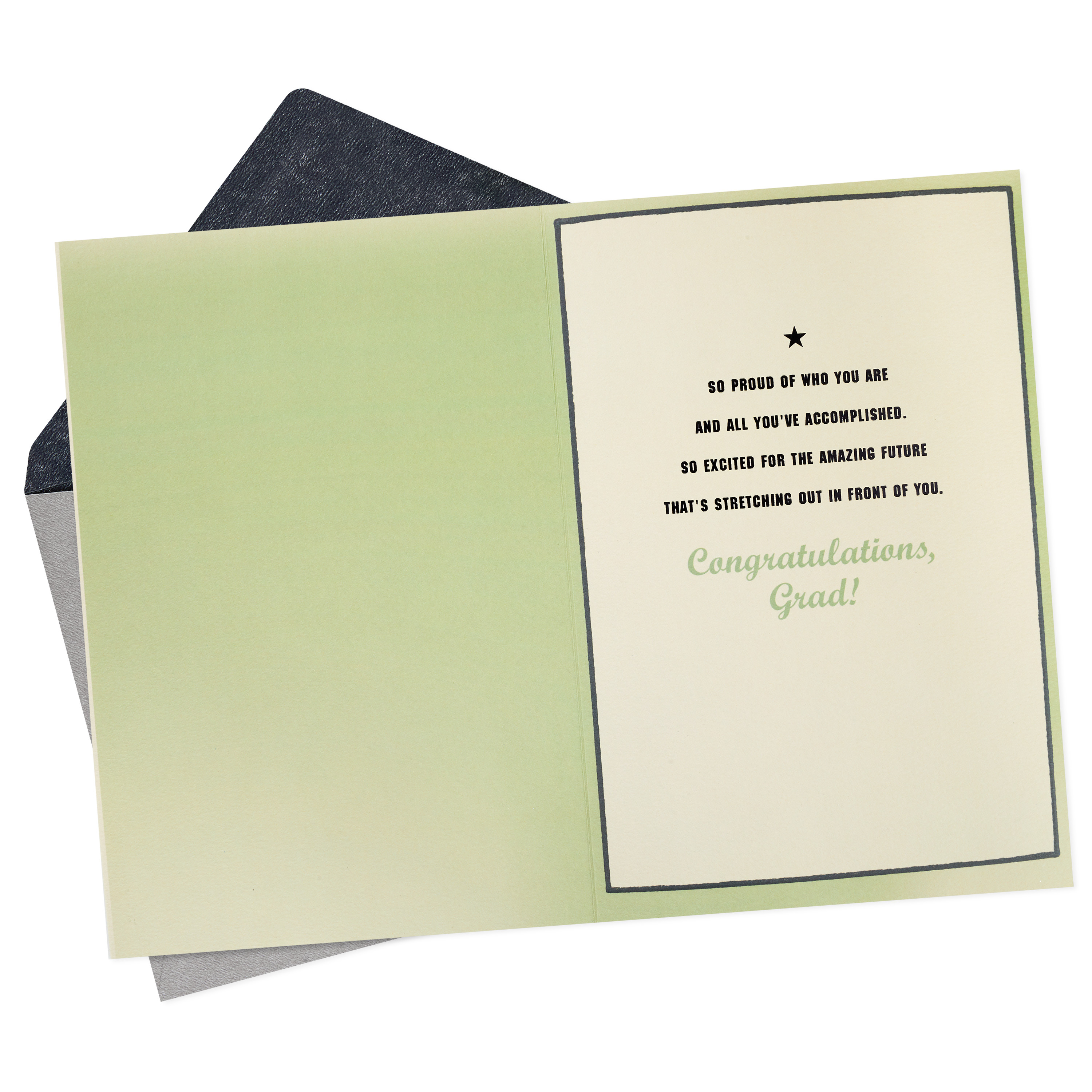 Hallmark Graduation Greeting Card (Yes! Grad Silhouette)