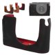 thumbnail image 1 of Estuche de Cuero Para cámara shaofei Media Funda con acceso a batería y puertos negro, 1 of 5