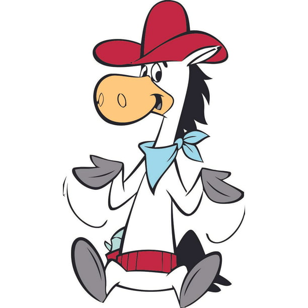 Quick Draw Mcgraw Wall Vinyl Decal Bumper Sticker Cartoon Character Animated Cartoon Character High Quality Adhesive Kids Bedroom Baby Room Living Room Kitchen Decal Vinyl Peel And Stick 10x14inch Walmart Com