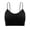 Black(Only One）, variant on Deago 5 Pieces V Neck Cami Bra Padded Seamless Bralette Straps Sleeping Bra for Women Girls (Multi-color, M)
