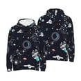 thumbnail image 6 of Bingfone Galaxy2 Men's Drawstring Hoodie Long Sleeve Pocket Sweatshirts-3X-Large, 6 of 6