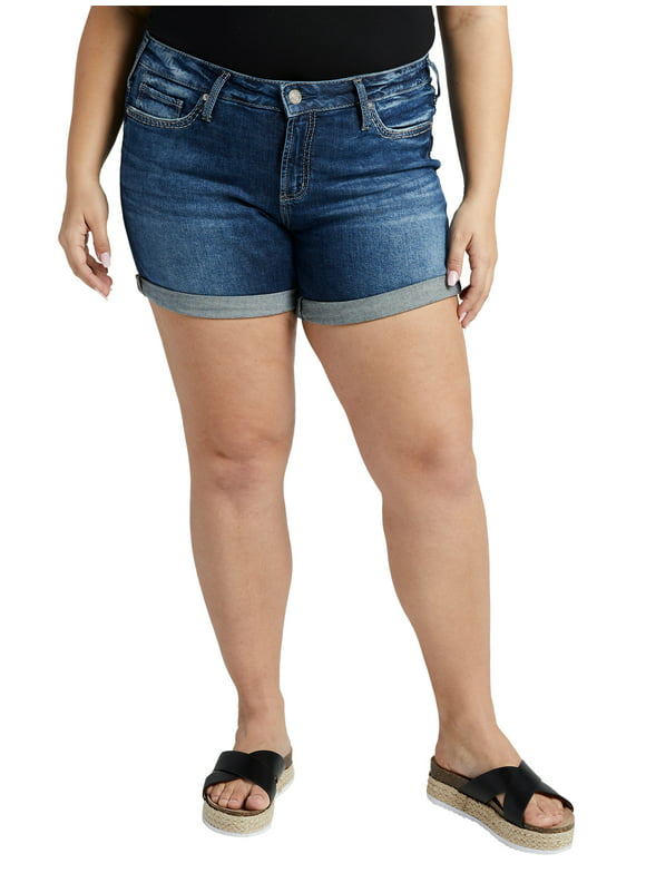 Plus Size Jean Shorts in Plus Size Shorts - Walmart.com