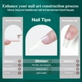 thumbnail image 6 of Transparent French Nail Tips Soft Gel Nail Extensions for Salon Home Nail Art, 6 of 20