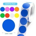 thumbnail image 5 of Jinsinto 8 rolls of fluorescent self-adhesive circular stickers, 5 of 5