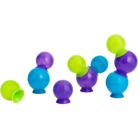 Boon Bubbles Suction Cup Bath Toys, Multi-Colored Blue