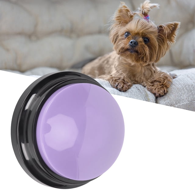 Talking Dog Buttons, Portable Pet Buttons Anti Slip Sound Button Kit for Dog Talking Luminous Design Dog Talking Button Set Compact Talking Buttons for Dogs Cats
