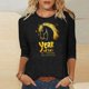 thumbnail image 1 of TaTaai Womens 2026 New Year Celebration Print Three Quarter Sleeve Top Round Neck Casual Blouse Holiday Festival Party Wear Gift, 1 of 5
