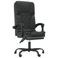 thumbnail image 4 of vidaXL Massage Reclining Office Chair Black Faux Leather, 4 of 17