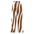 thumbnail image 4 of WFJCJPAF 2025 New Product Khaki Pants for Women Uniform,Women's Fashionable Striped Printed Drawstring Wide Leg Pants - Coffee XXL, 4 of 4