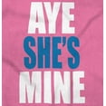 thumbnail image 2 of Aye She Mine Boyfriend Girlfriend Men's Graphic T Shirt Tees Brisco Brands S, 2 of 5