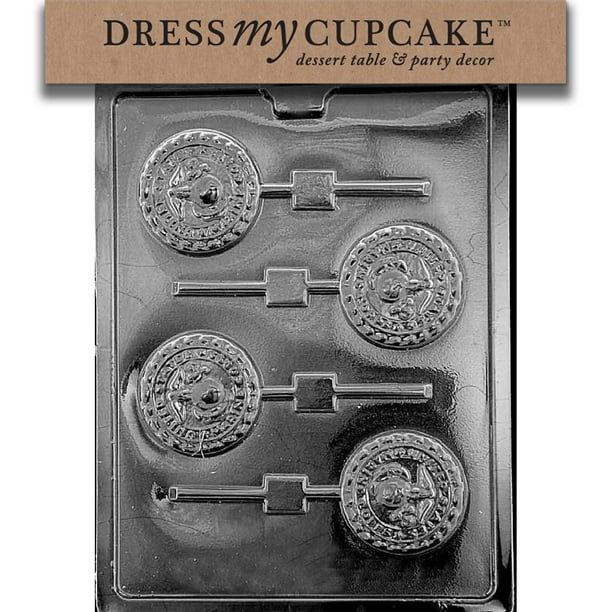 Dress My Cupcake Molde Para Dulces De Chocolate Piruleta Marina