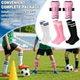 thumbnail image 4 of Hengguang 4 Pcs Soccer Shin Guards Set for Kids - Youth Protective Pads with 3 Pairs Socks, Lightweight Breathable Gear for Boys & Girls Ages 6-14, 4 of 7