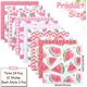 thumbnail image 2 of 24 hojas de papel para álbumes de recortes con temática de frutas, 15 x 15 cm, con fondo estampado de cerezas y fresas, cartulina de felicitación, blocs de papel decorativos para diarios., 2 of 9