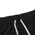 thumbnail image 7 of Generic Men's Casual Linen Shorts Drawstring Elastic Waist Summer Short Shorts Loose Fit SweatShorts with Pockets, 7 of 7