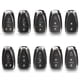 thumbnail image 2 of Carcasa para mando a distancia de 4 botones Jingyuqin para Chevrolet Camaro Cruze Malibu Spark Bolt Equinox Sonic Trax Volt, 2 of 5