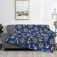 thumbnail image 2 of Fotbe Anchors and Nautical Manta de Franela con Estampado, Manta Ultrasuave para Cama, Sofá, Auto, Hipoalergénica y Antibolitas-60"x50", 2 of 6