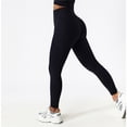 thumbnail image 2 of Leggings de cintura alta con bolsillos for mujer, pantalones de Yoga elásticos suaves, Leggings de entrenamiento informales a prueba de sentadillas, 2 of 6