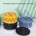 thumbnail image 5 of Soporte hueco para incienso repelente de mosquitos, contenedor de bobina de incienso repelente de mosquitos para dormitorio, oficina, estudio, caja multifuncional, 5 of 5