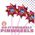 thumbnail image 2 of Kicko Colorful Metallic Pinwheels Pack of 12 Windmills with Stick for Kids and Adults, 2 of 9