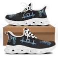 thumbnail image 1 of Yikeluo Zapatos casuales para hombre, diseño de tecnólogo radiológico, calzado con cordones, zapatillas transpirables para caminar, zapatos femeninos, 1 of 6