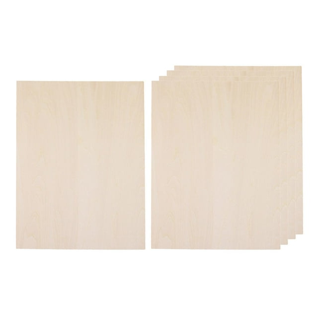 5 tablas de madera para manualidades, mini tablas de madera para construir casas, tablas de madera finas. 300mmx200mmx1mm