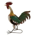 thumbnail image 3 of Rooster Statue, Sturdy Durable Hand Welding Metal Rooster Yard Art  For Garden, 3 of 8