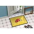 thumbnail image 2 of Carolines Treasures 8867JMAT 24 x 36 in. Lady Bug On Yellow Indoor Or Outdoor Doormat, 2 of 4