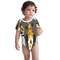 thumbnail image 2 of Yiaed Bee Gnome With Sunflower Print Infant Climbing Short Sleeve Onesie One-Piece Baby Bodysuit Clothes 0-12 Months -12 Months, 2 of 6