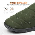 thumbnail image 2 of Dream Pairs Men's Water-Resistant Winter Warm Slippers, Slip-on Indoor Outdoor Machine Washable House Shoes DSL217M-2 DARK/GREEN Size 13, 2 of 4