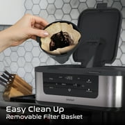Savour Dual Coffee Maker, Programmable 12-Cup Coffee Pot & Single Serve Coffee Machine