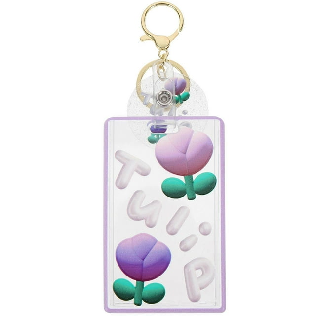 Id Card Holder Clear Acrylic Badge Holder for Storage Use