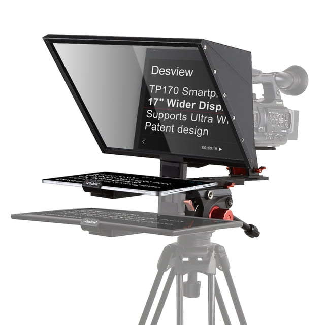 Teleprompter,Interview Speech Prompter Camera Portable Prompter With Remote Live Online Remote Interview Video Dsfen Prompter Portable Universal Tp170 Universal Video Universal Live Video