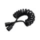 thumbnail image 2 of Bewildely Manguera de ducha telescópica, rociador de inodoro Flexible para baño, accesorio de pulverización a prueba de fugas para la ducha del Suministros de limpieza para el hogar 2m negro Bewildely HA069313-06, 2 of 6