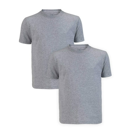 Fruit of the Loom Short Sleeve Crew Neck T-Shirts, 2 Pack (Little Boys & Big Boys)