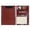 Brown, variant on Wonderpool A5 PU Leather Clipboard Partfolio Notepad Forms Holders Document Case - Interview Planner Meeting Writing Padfolio File for Office Travel School Hotel Hospital (A5,Blue)