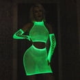thumbnail image 1 of Calcetines de malla de luz azul, calcetines de malla fluorescente, mono de luz nocturna, pantimedias sexys, 1 of 6