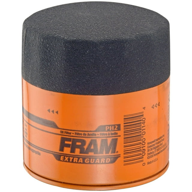Fram PH2 Extra Guard Passenger Car SpinOn Oil Filter Pack of 2