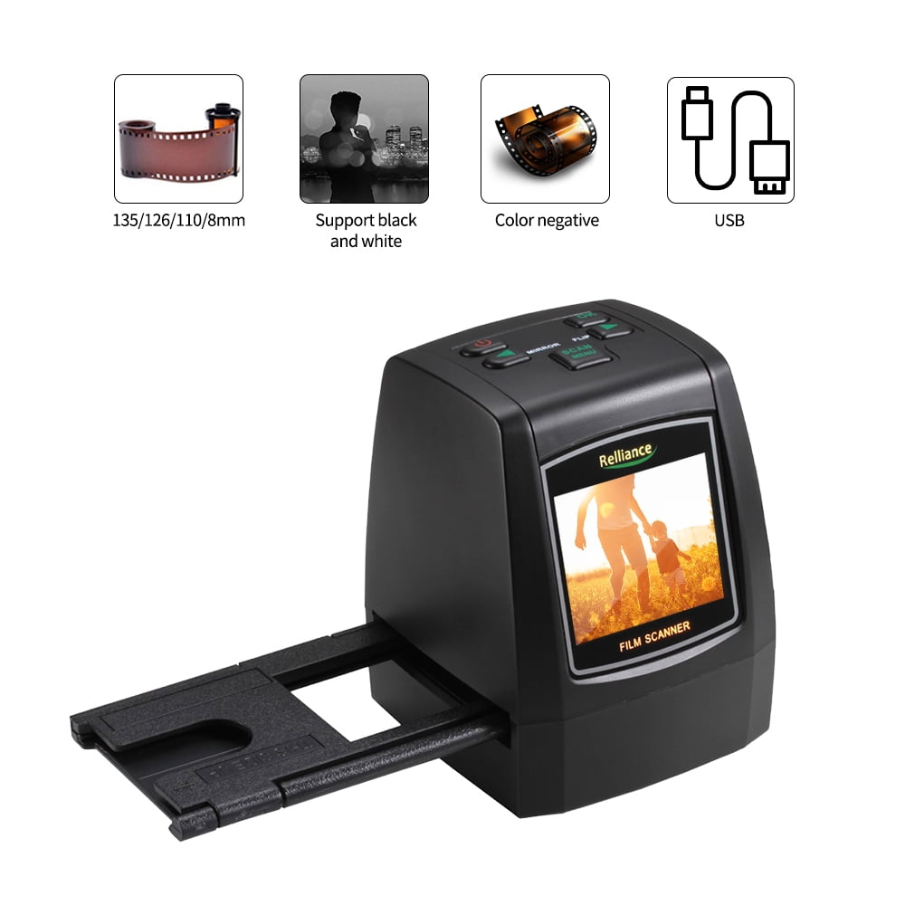 Mini Digital Film Scanner Converts 126KPK/135/110/Super 8 Films Slides