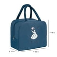 thumbnail image 3 of Lunch Bag for Women Men Insulated Lunch Box Cooler Tote Bag, Mini Lunch Tote Bag for Adult and Kids, Double Layer Lunch Cooler Bag for Work, School Or Travel Lunch Bag for Teen Girls, 3 of 5
