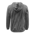 thumbnail image 5 of Classic Washed Minimalist Solid Color Hoodie Jacket Relaxed Fit Pullover For Men And Adults Casual Wear Oversized Pullover Long Sleeve Crewneck Casual Tops, 5 of 5