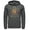Charcoal Heather, variant on Men's Lion King Simba Hakuna Matata Pull Over Hoodie Black Medium