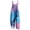 Wine, variant on Conairie Women Bib Overalls Color Block Stretchy Beach Vacation Trendy Jumpsuits Wide Leg Pants Blue L