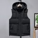 thumbnail image 1 of Ceisia Men's Fashion Stand Collar Zipper Sleeveless Tank with Pockets Casual Outerwear Gift, 1 of 8