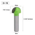thumbnail image 3 of BTOER Milling Cutter 1pc 8mm Shank Ball Nose End Mill Round Nose Cove CNC Router Bits For Wood Radius Core Woodworking Power Tool Part, 3 of 8