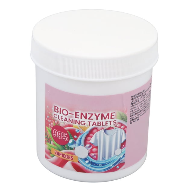 Tabletas De Detergente Para Ropa Bio Enzyme, Previenen La Decoloración, Tabletas De Limpieza De Detergente Para Ropa, 20 Unidades, Protección Del Color Para Todos Los