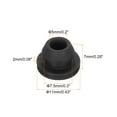 thumbnail image 2 of 10Pcs Snap Rubber Grommet Plug Mount Dia 7.5mm ID 5mm Seal Anti-Scratch for Electrical Box Cable Black, 2 of 6