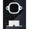 thumbnail image 2 of 125 Pcs Mounting Brackets for Govee H706/H706 Pro Permanent Outdoor Lights, Outdoor Light Mounting Clips Compatible with Govee H706A H706B H706C, 2 of 6