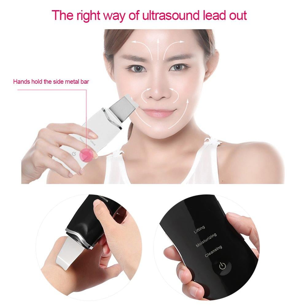 Ultrasonic Face Skin Scrubber Facial Cleaner Skin Peeling Blackhead Removal Revitalize Your Face Naturally