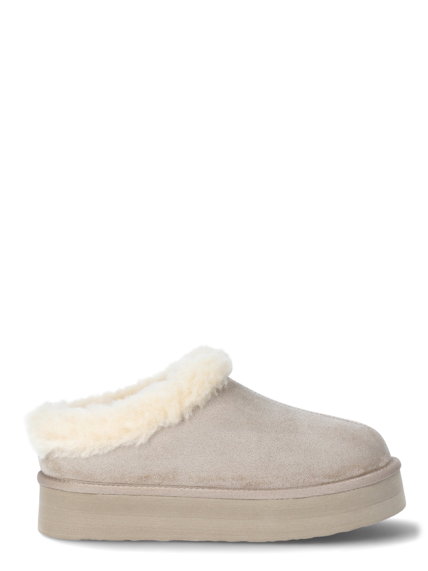 Pawz Womens Cozy Lined Platform Slippers